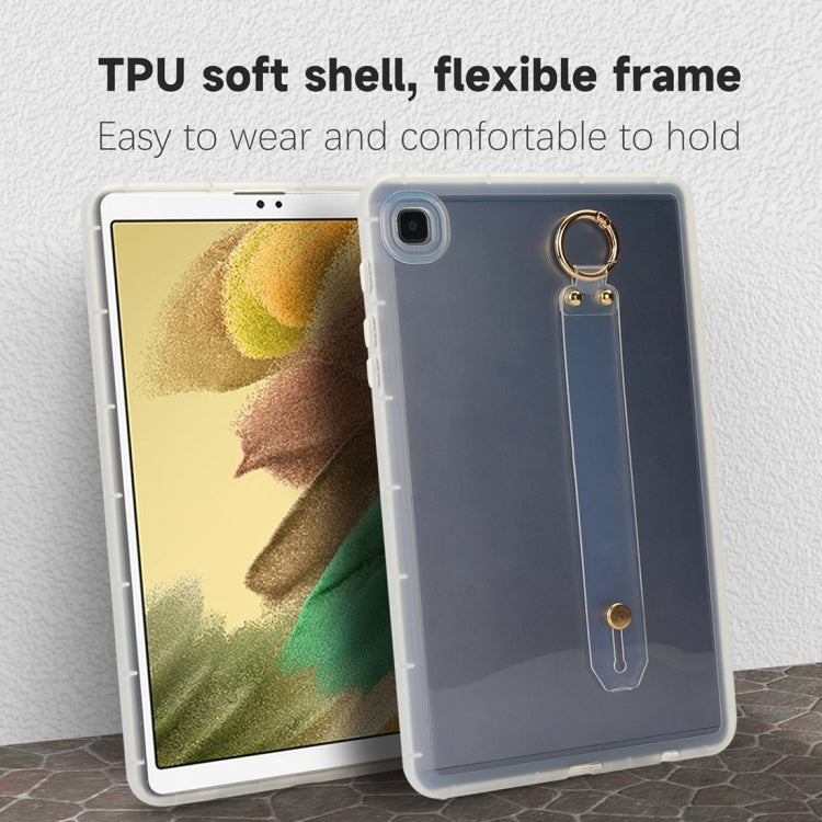 For Samsung Galaxy Tab A7 Lite Wristband Holder PC Hybrid TPU Soft Tablet Case