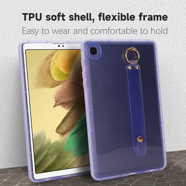 For Samsung Galaxy Tab A11 / A9 Wristband Holder PC Hybrid TPU Soft Tablet Case