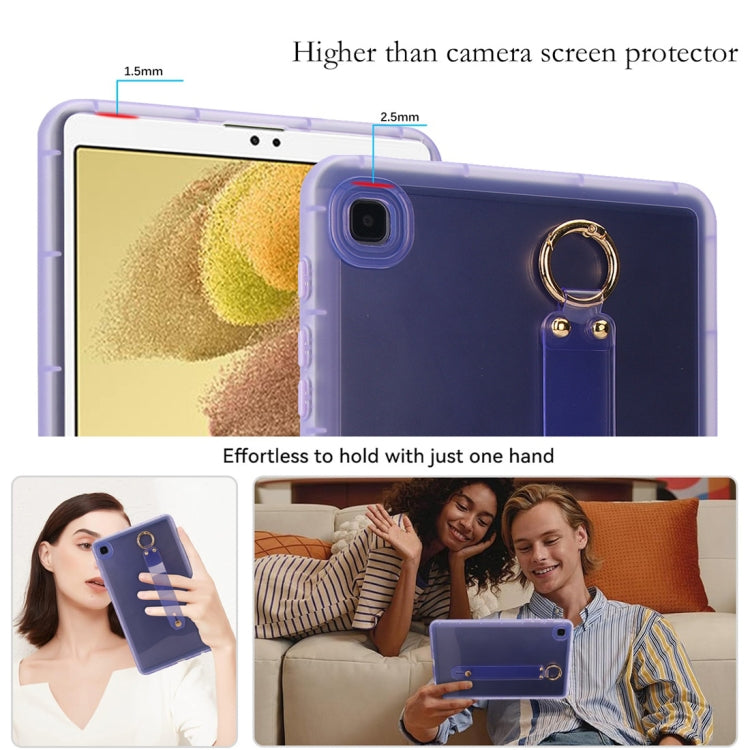 For Samsung Galaxy Tab A11 / A9 Wristband Holder PC Hybrid TPU Soft Tablet Case