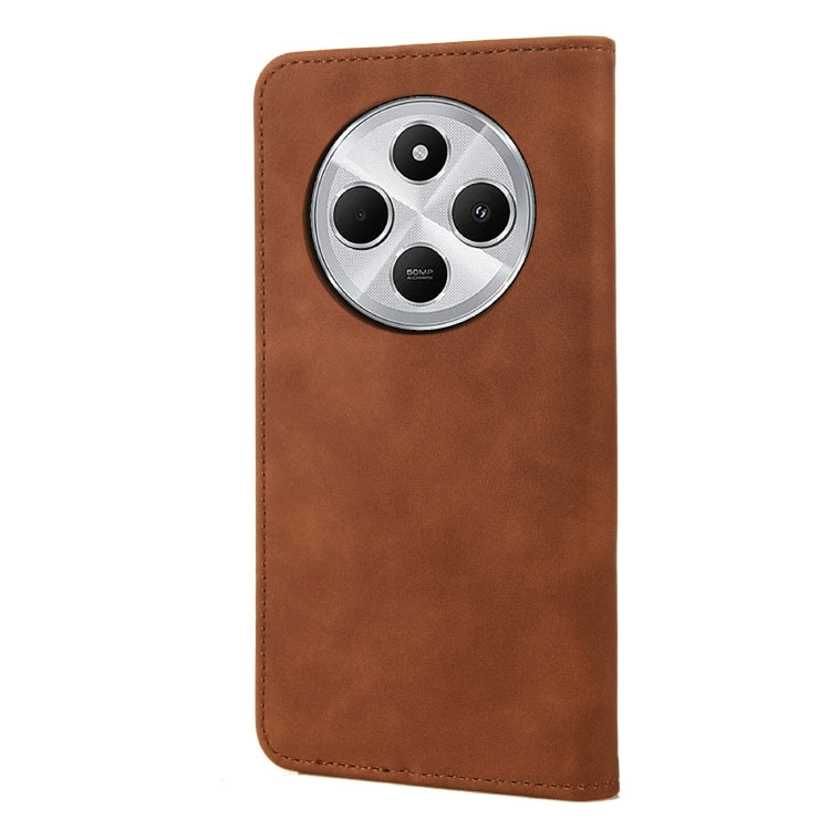 For Redmi Note 14 Pro+ 5G Skin Feel Splicing Leather Phone Case