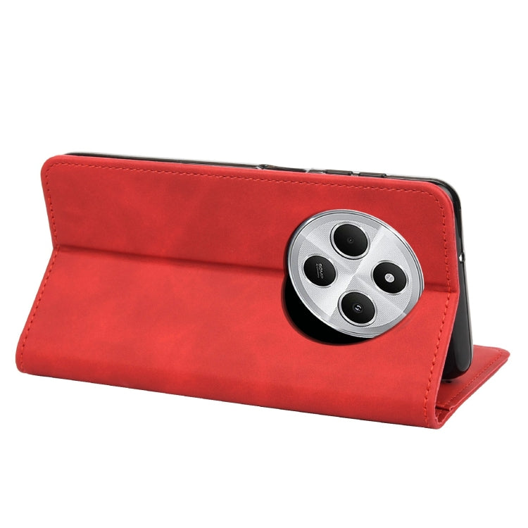 For Redmi Note 14 Pro+ 5G Skin Feel Splicing Leather Phone Case