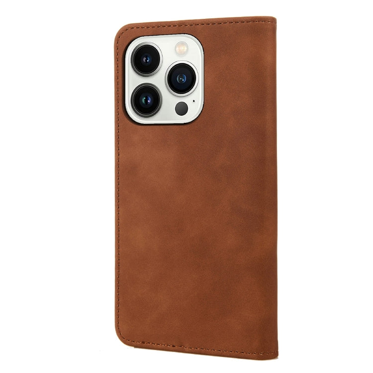 For Redmi Note 14 5G Skin Feel Splicing Leather Phone Case