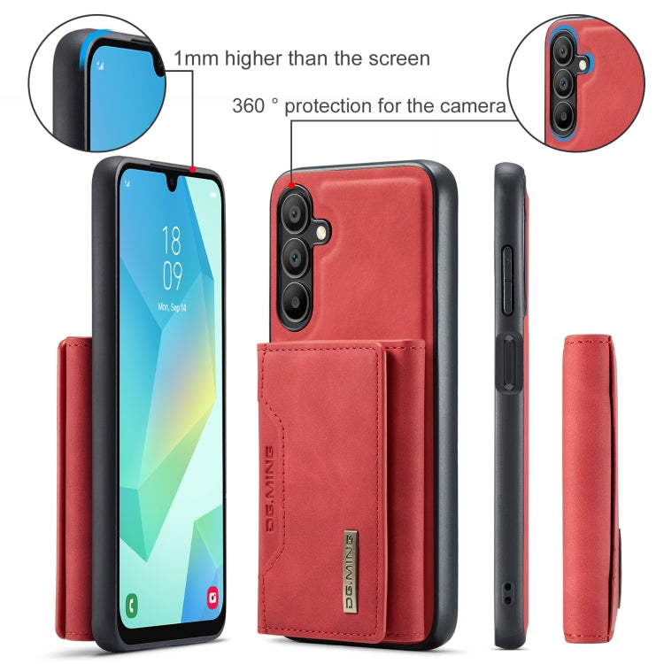 For Samsung Galaxy A16 5G DG.MING M2 Series 3-Fold Multi Card Bag + Magnetic Phone Case