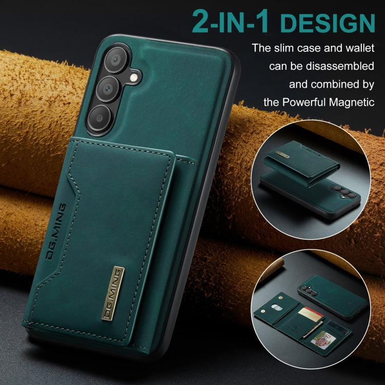For Samsung Galaxy A16 5G DG.MING M2 Series 3-Fold Multi Card Bag + Magnetic Phone Case