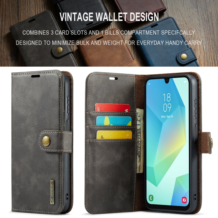 For Samsung Galaxy A16 5G DG.MING Crazy Horse Texture Detachable Magnetic Leather Case