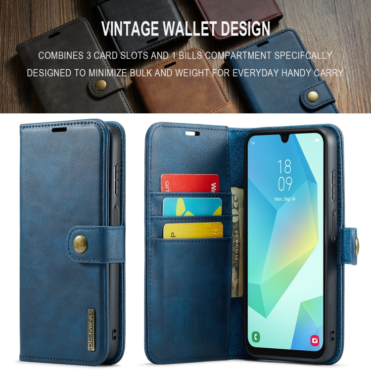 For Samsung Galaxy A16 5G DG.MING Crazy Horse Texture Detachable Magnetic Leather Case