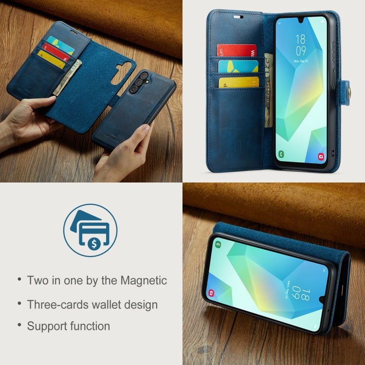 For Samsung Galaxy A16 5G DG.MING Crazy Horse Texture Detachable Magnetic Leather Case