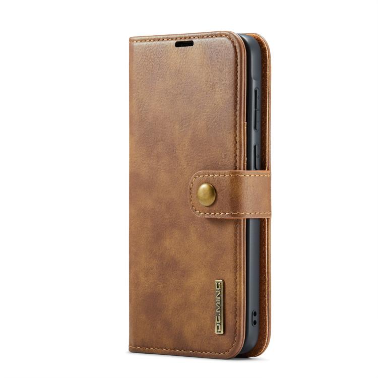For Samsung Galaxy A57 5G DG.MING Crazy Horse Texture Detachable Magnetic Leather Case