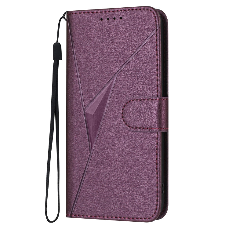 For OnePlus Nord 4 Triangle Pattern Buckle Clasp Leather Phone Case