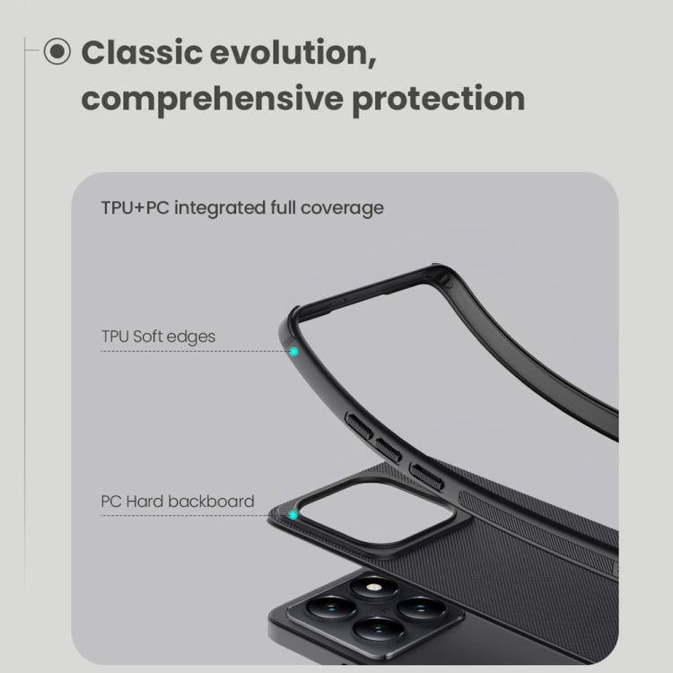 For Xiaomi 14T Pro NILLKIN Frosted Shield Pro PC + TPU Phone Case