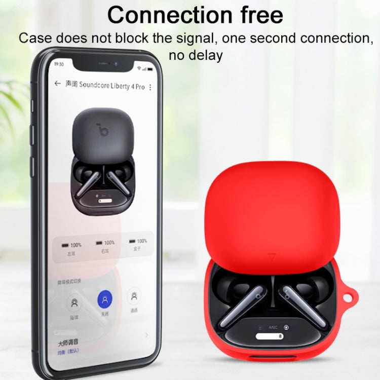 For Anker Soundcore Liberty 4 Pro Wireless Earphone Silicone Protective Case