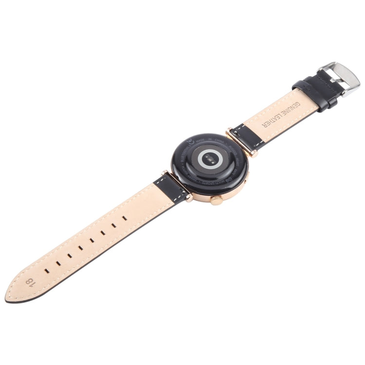 20mm Silver Steel Buckle Genuine Leather Watch Band Wristband