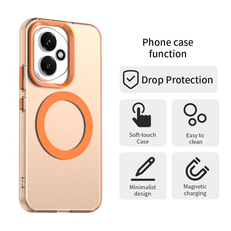 For Honor 400 Global 156.5mm Candy Magsafe PC Hybrid TPU Phone Case
