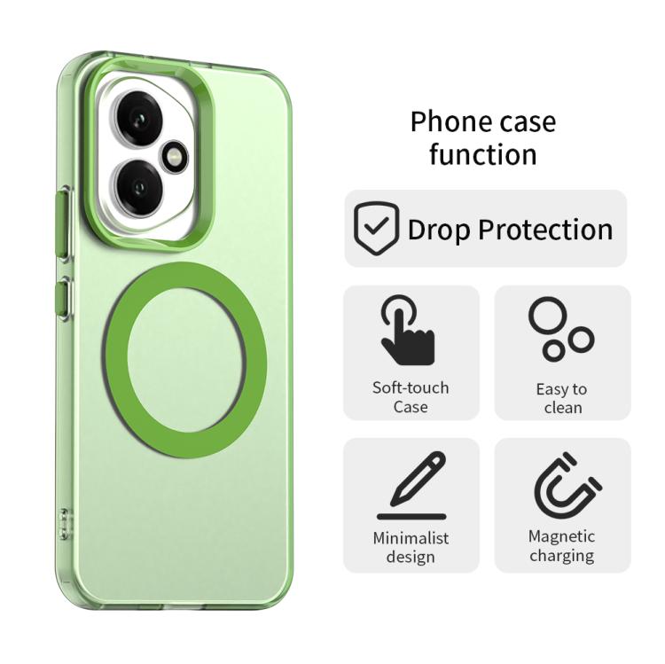 For Honor 400 Global 156.5mm Candy Magsafe PC Hybrid TPU Phone Case