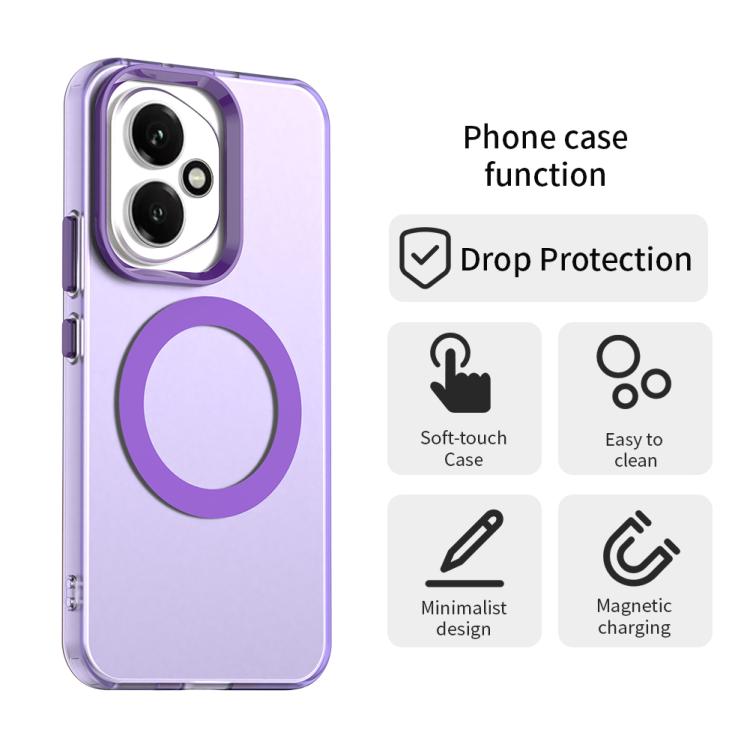 For Honor 400 Global 156.5mm Candy Magsafe PC Hybrid TPU Phone Case