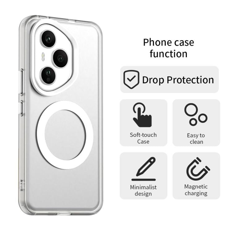 For Honor 400 Pro Global 160.8mm Candy Magsafe PC Hybrid TPU Phone Case