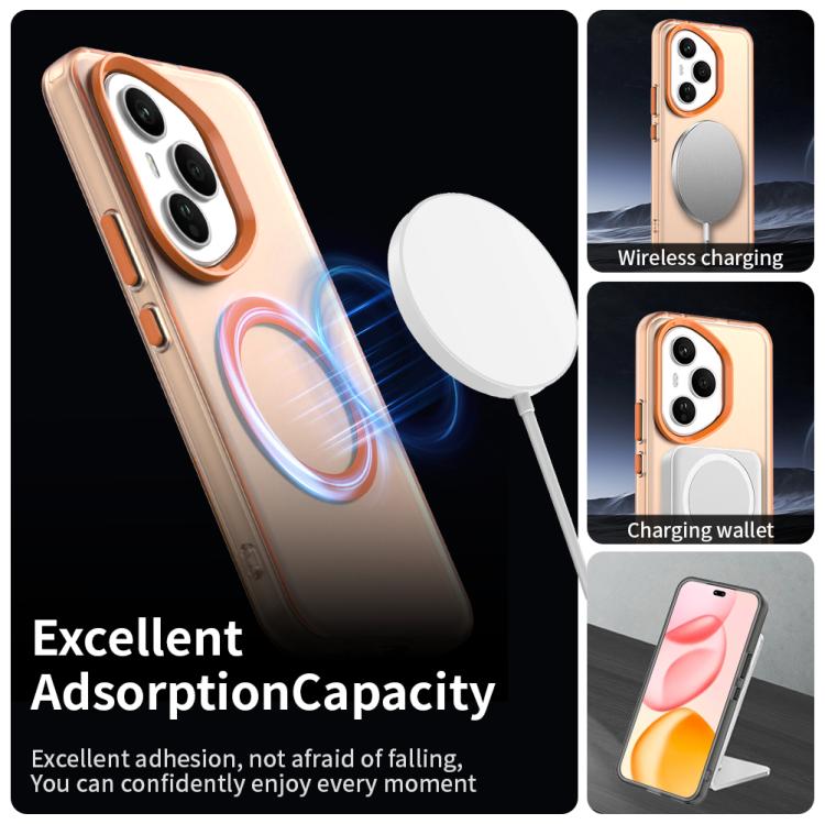 For Honor 400 Pro Global 160.8mm Candy Magsafe PC Hybrid TPU Phone Case