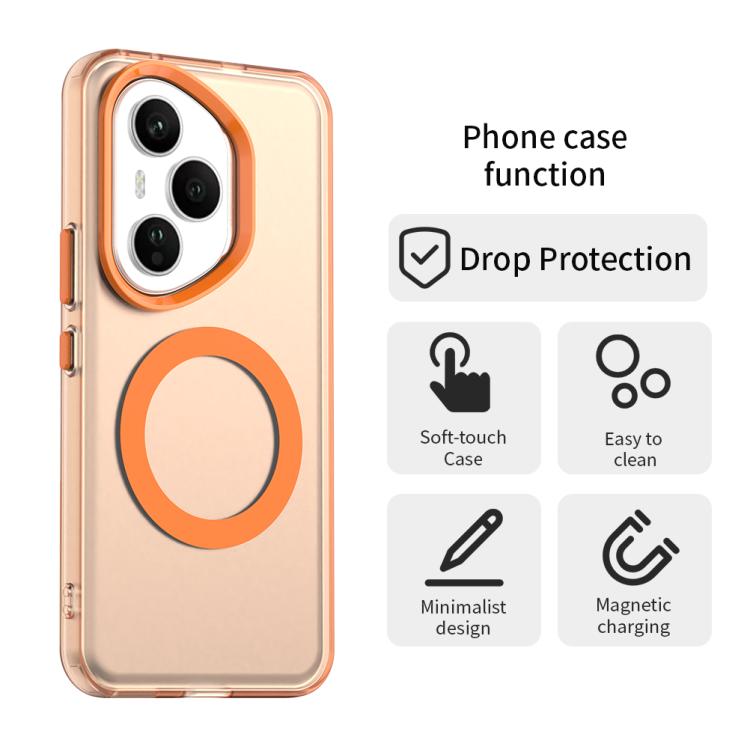 For Honor 400 Pro Global 160.8mm Candy Magsafe PC Hybrid TPU Phone Case