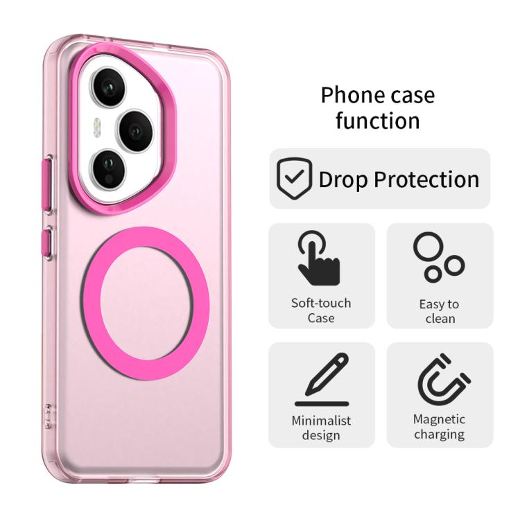 For Honor 400 Pro Global 160.8mm Candy Magsafe PC Hybrid TPU Phone Case