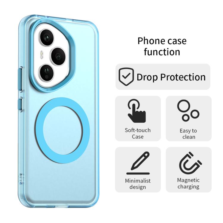 For Honor 400 Pro Global 160.8mm Candy Magsafe PC Hybrid TPU Phone Case