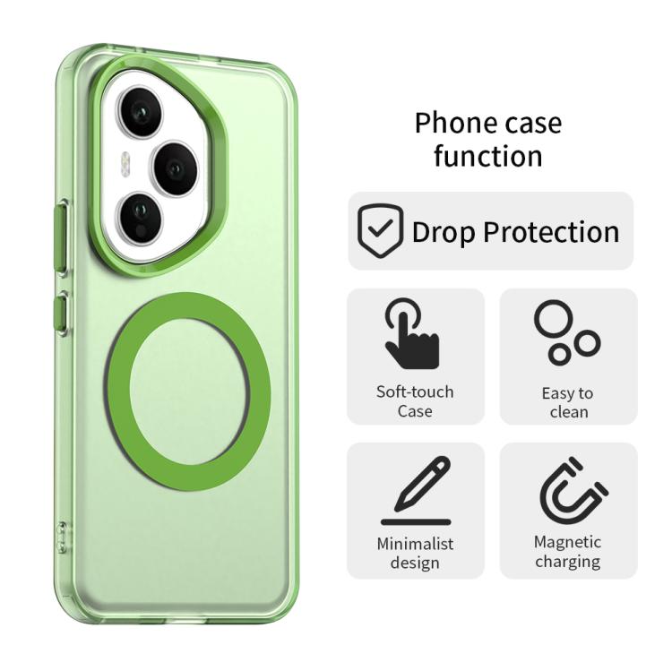 For Honor 400 Pro Global 160.8mm Candy Magsafe PC Hybrid TPU Phone Case