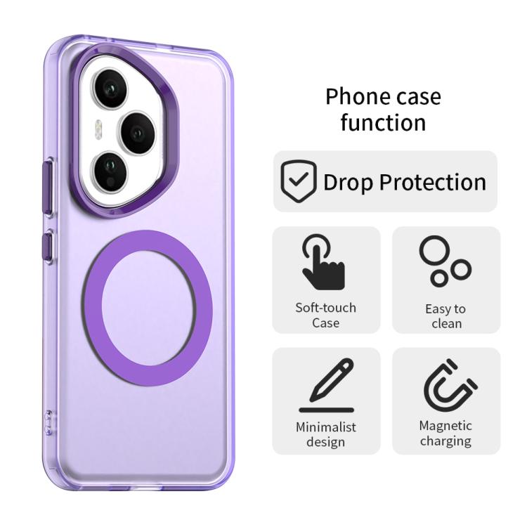 For Honor 400 Pro Global 160.8mm Candy Magsafe PC Hybrid TPU Phone Case