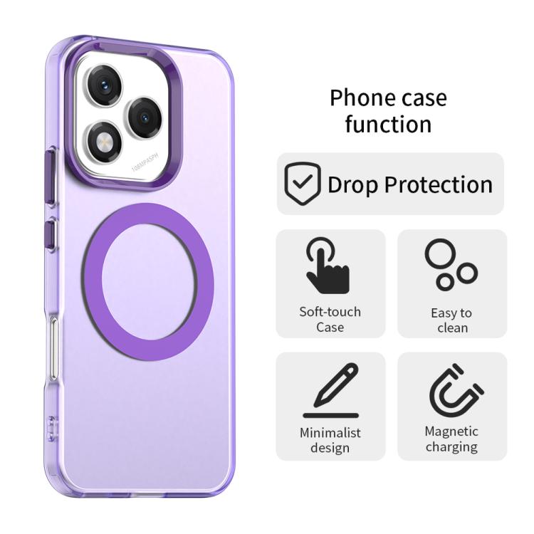 For Honor 400 Lite Global Candy Magsafe PC Hybrid TPU Phone Case