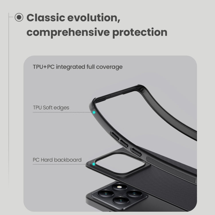 For Xiaomi 14T Pro NILLKIN Frosted Shield Pro Magnetic Phone Case - Black