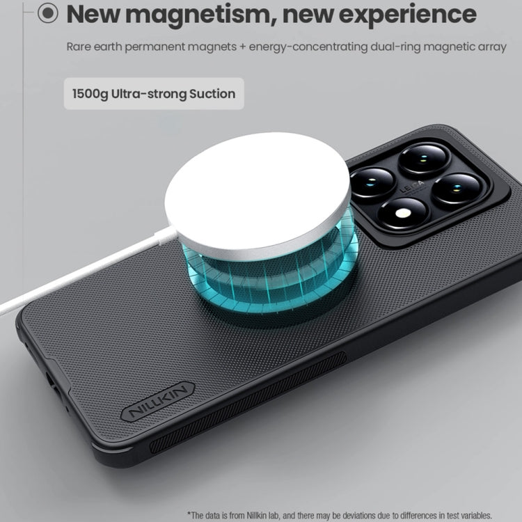 For Xiaomi 14T Pro NILLKIN Frosted Shield Pro Magnetic Phone Case - Black