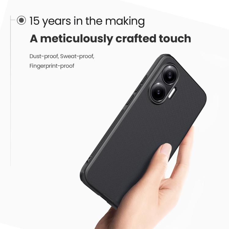 For Xiaomi Poco F7 NILLKIN Frosted Shield Pro Magnetic Phone Case - Black