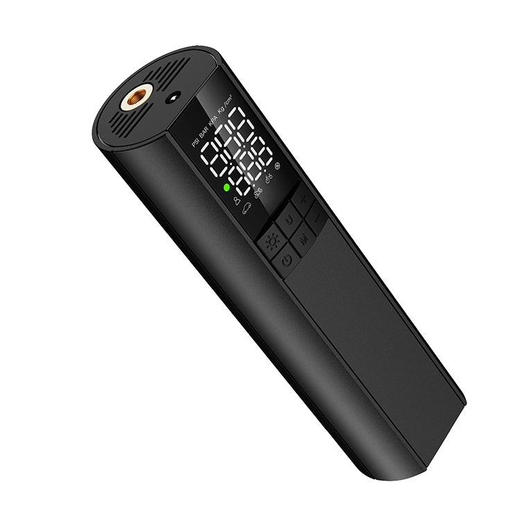 T7 Car Digital Display Portable Smart Electric Air Pump - Black