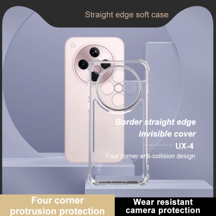 For OPPO Find X8 5G IMAK UX-4 Series Four-corner Shockproof Phone Case - Transparent