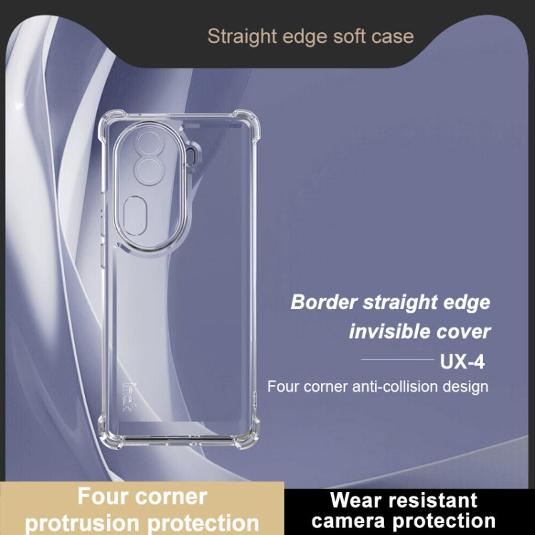For OPPO Reno11 Pro 5G Global IMAK UX-4 Series Four-corner Shockproof Phone Case - Transparent