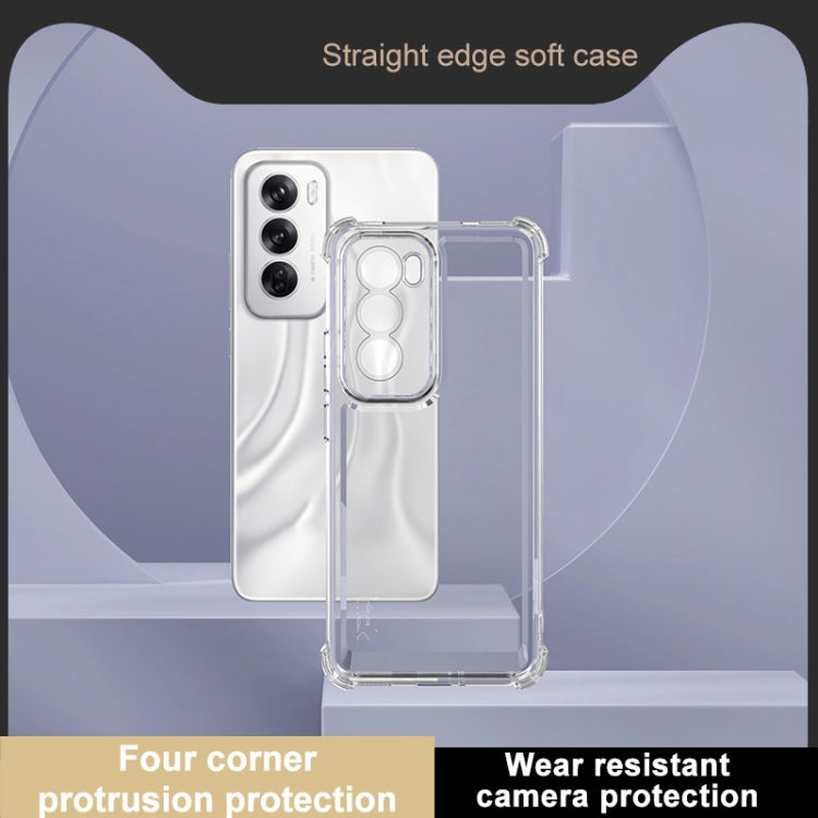 For OPPO Reno12 5G Global IMAK UX-4 Series Four-corner Shockproof Phone Case - Transparent