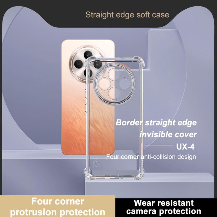 For OPPO Reno12 F 5G / F27 5G IMAK UX-4 Series Four-corner Shockproof Phone Case - Transparent
