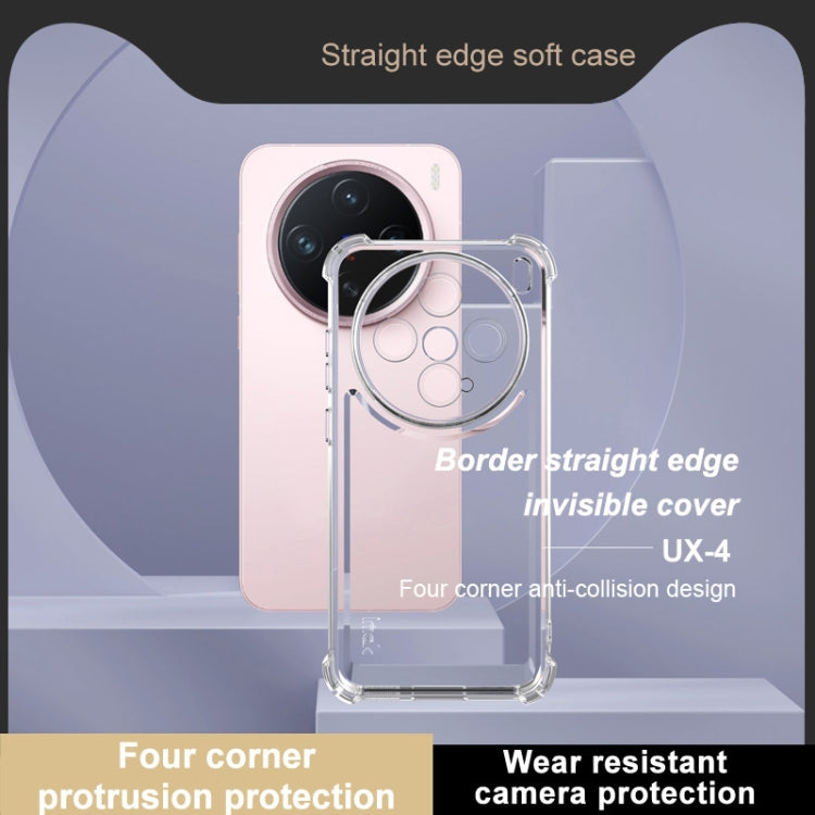 For vivo X200 Pro mini IMAK UX-4 Series Four-corner Shockproof Phone Case - Transparent