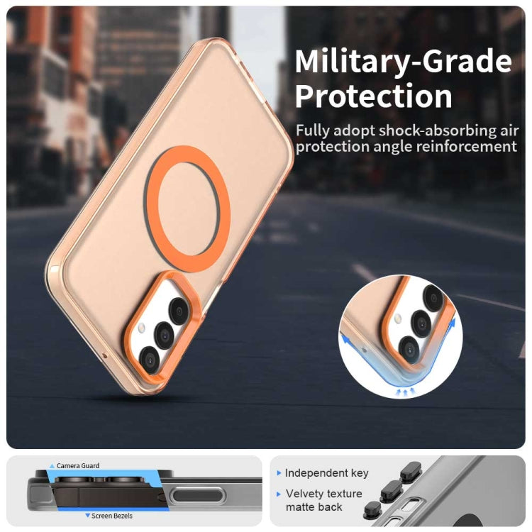 For Samsung Galaxy M15 5G Candy Magsafe PC Hybrid TPU Phone Case