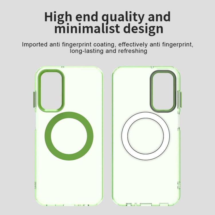 For Samsung Galaxy M15 5G Candy Magsafe PC Hybrid TPU Phone Case