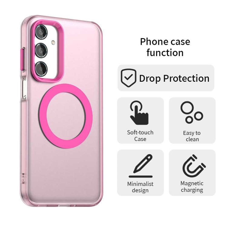 For Samsung Galaxy M35 5G Candy Magsafe PC Hybrid TPU Phone Case
