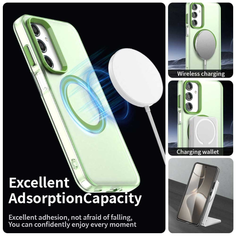 For Samsung Galaxy M35 5G Candy Magsafe PC Hybrid TPU Phone Case