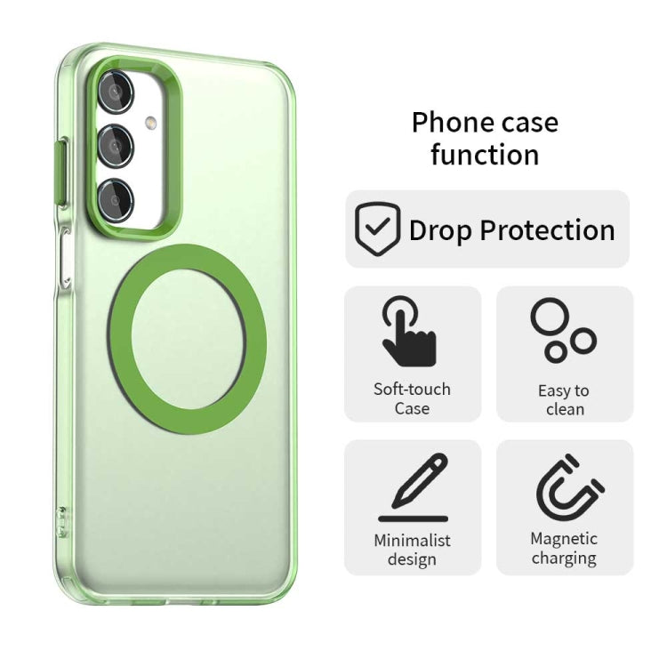 For Samsung Galaxy M35 5G Candy Magsafe PC Hybrid TPU Phone Case