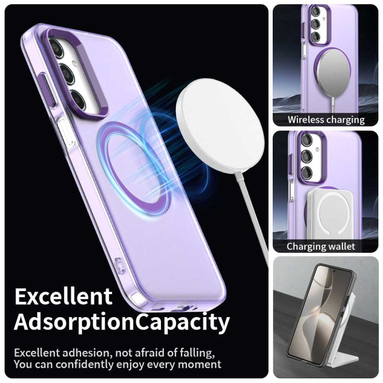 For Samsung Galaxy M35 5G Candy Magsafe PC Hybrid TPU Phone Case