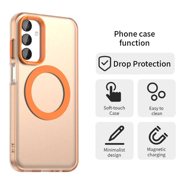 For Samsung Galaxy M55 5G Candy Magsafe PC Hybrid TPU Phone Case
