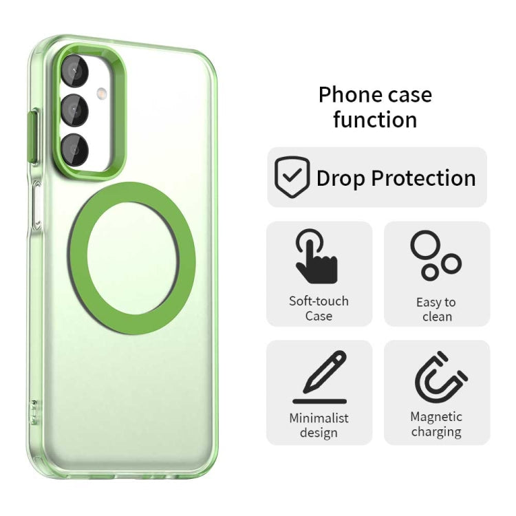 For Samsung Galaxy M55 5G Candy Magsafe PC Hybrid TPU Phone Case