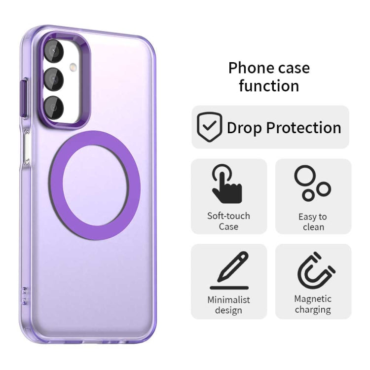 For Samsung Galaxy M55 5G Candy Magsafe PC Hybrid TPU Phone Case