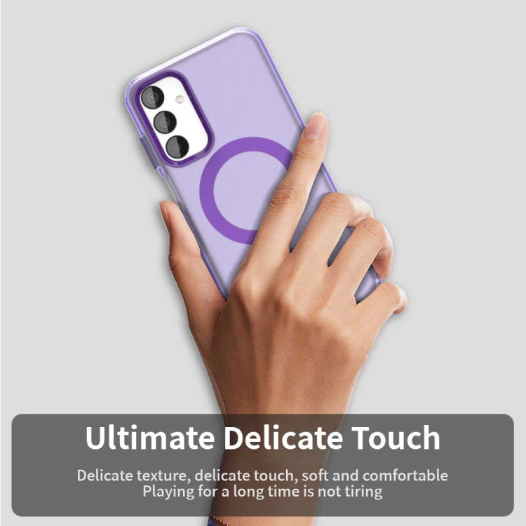 For Samsung Galaxy M55 5G Candy Magsafe PC Hybrid TPU Phone Case