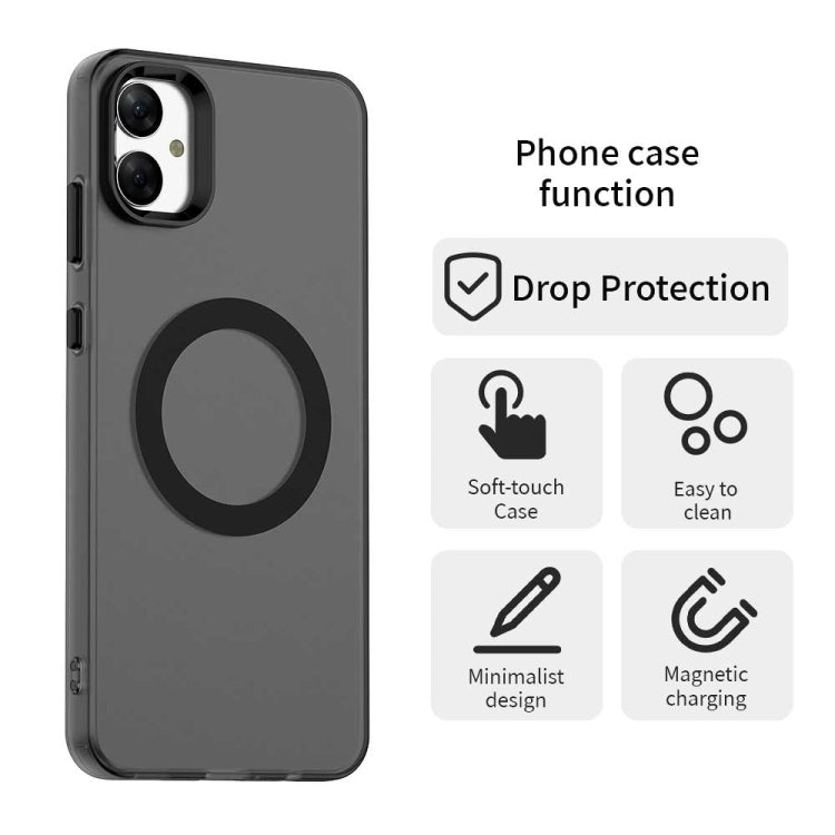 For Samsung Galaxy M05 Candy Magsafe PC Hybrid TPU Phone Case