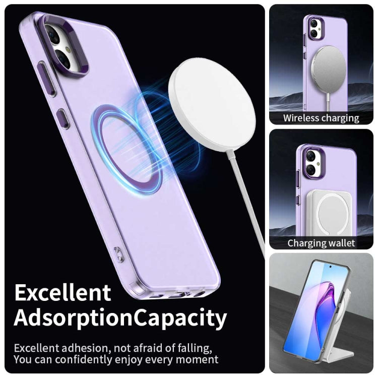 For Samsung Galaxy M05 Candy Magsafe PC Hybrid TPU Phone Case