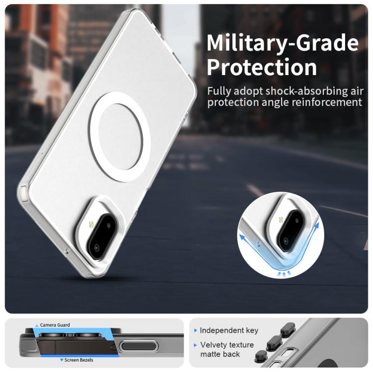 For Samsung Galaxy F06 5G / M06 5G Candy Magsafe PC Hybrid TPU Phone Case