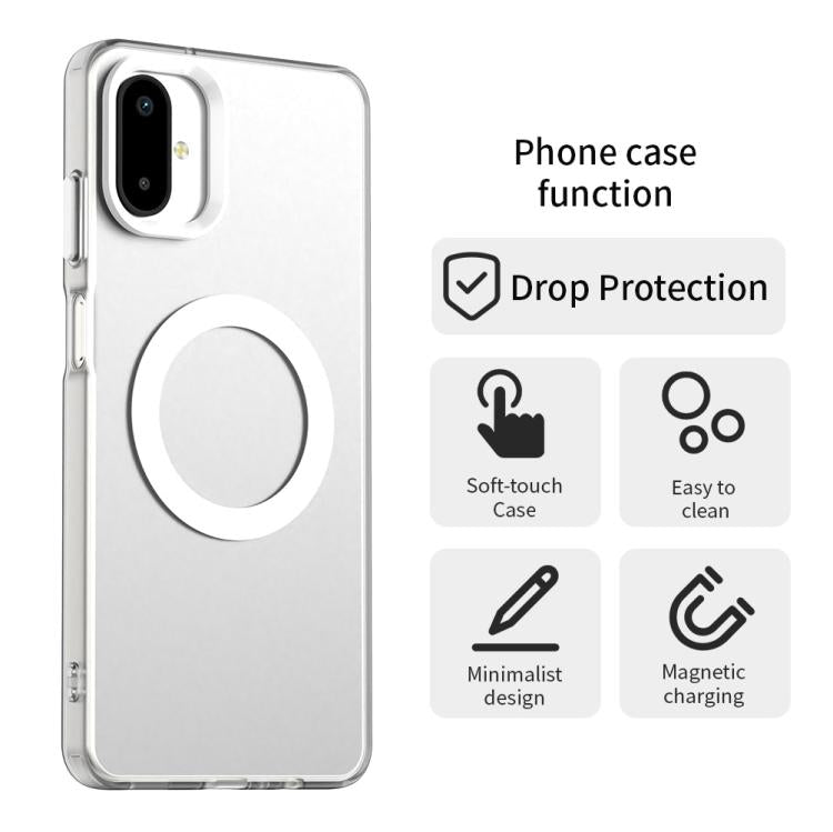 For Samsung Galaxy F06 5G / M06 5G Candy Magsafe PC Hybrid TPU Phone Case